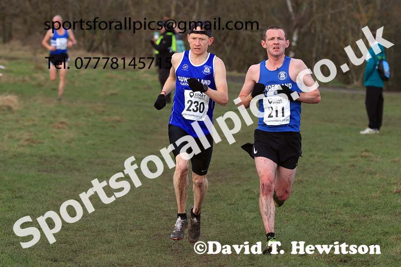 Mens 35 to 64, 2024 NEMAA Cross Country Champs., Wallsend. Photo: David T. Hewitson/Sports for All Pics